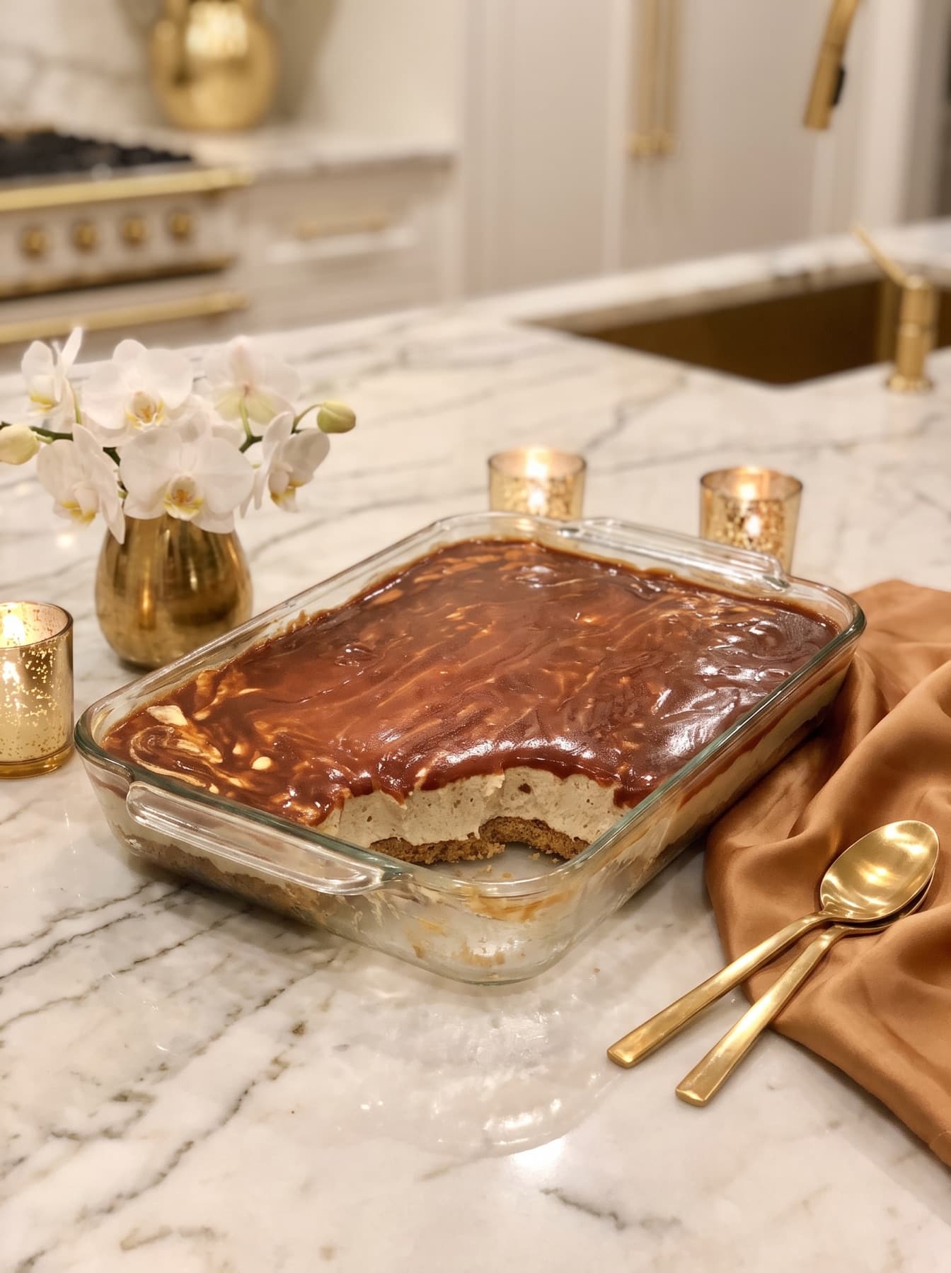 Salted caramel cheesecake